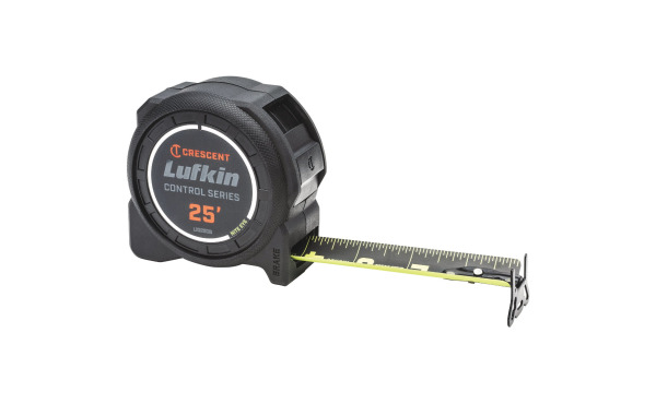 Crescent Lufkin Command Control Series 1-3/16 In. x 25 Ft. Tape Measure with Black Blade